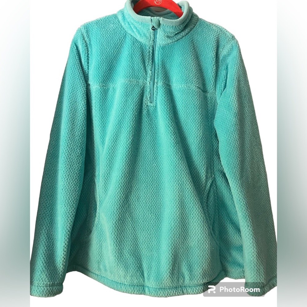 Talbots cozy quarter zip pullover with kangaroo pocket.  Size M.